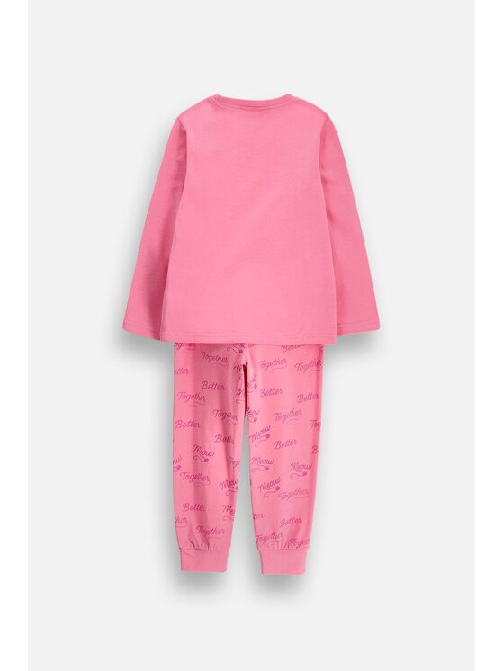 Coccodrillo Coccodrillo Piżama ZC6448105PJS-007 Różowy Regular Fit