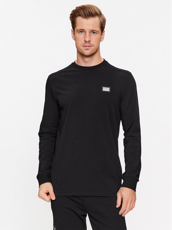 KARL LAGERFELD KARL LAGERFELD Longsleeve 755023 534221 Schwarz Regular Fit