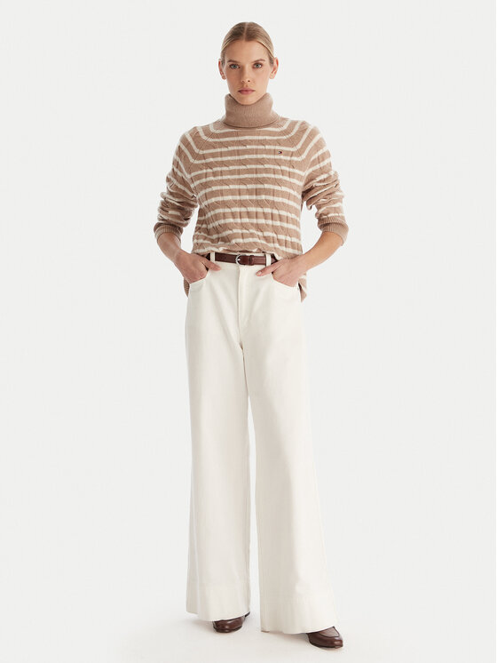 Tommy Hilfiger Tommy Hilfiger Ζιβάγκο WW0WW46791 Μπεζ Regular Fit