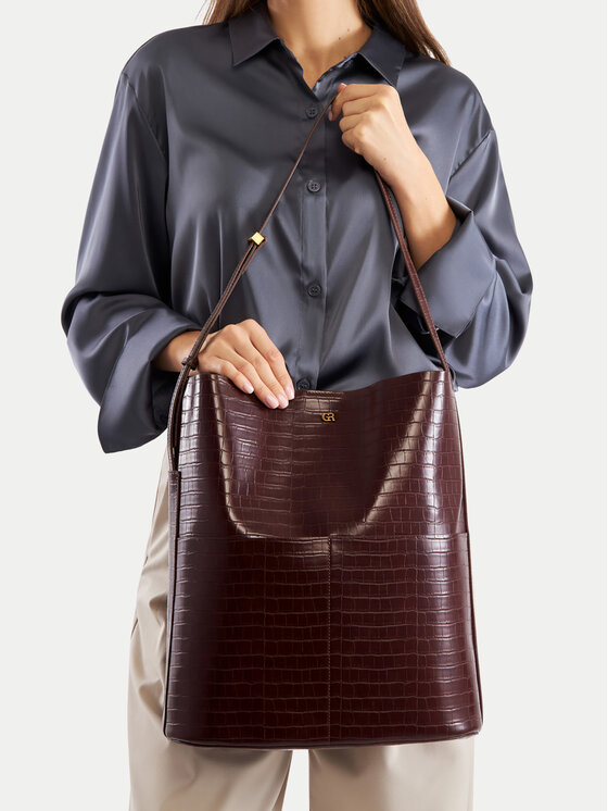 Gino Rossi Gino Rossi Handtasche CS7779-CROCO Braun