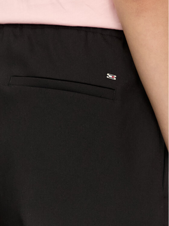 Tommy Hilfiger Tommy Hilfiger Pantaloni chino Travel WW0WW43632 Negru Slim Fit