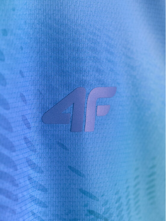 4F 4F Koszulka techniczna SERVE & SMASH Zielony Regular Fit