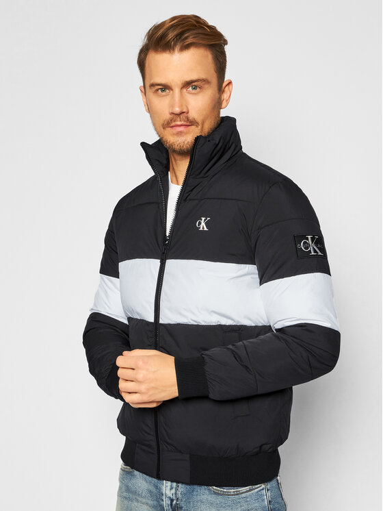 Calvin Klein Jeans Pūkinė striukė Outline Logo J30J316624 Spalvota Regular  Fit • Modivo.lt
