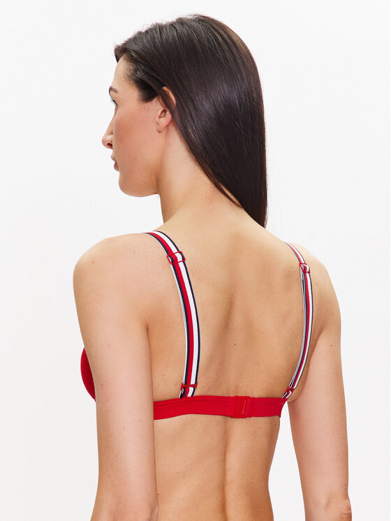 Tommy Hilfiger Tommy Hilfiger Vrchní část bikin UW0UW04101 Červená