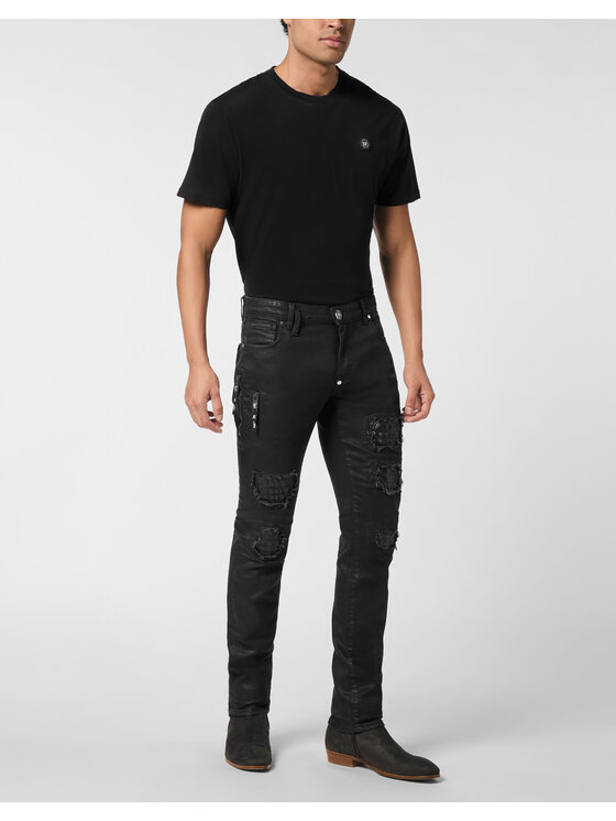 PHILIPP PLEIN PHILIPP PLEIN Jeansy 25903 Czarny Skinny Fit