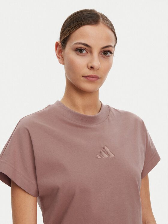 adidas adidas T-Shirt ALL SZN JJ1237 Różowy Regular Fit