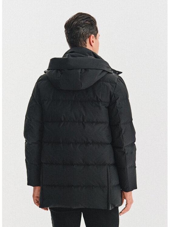 Pako Lorente Pako Lorente Kurtka puchowa P25WN-5X-012 Czarny Classic Fit