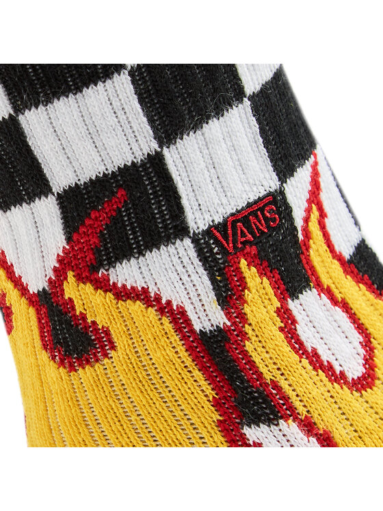 Vans Chaussettes hautes enfant Flame Checkin Crew VN000613Y281 Multicolore Modivo