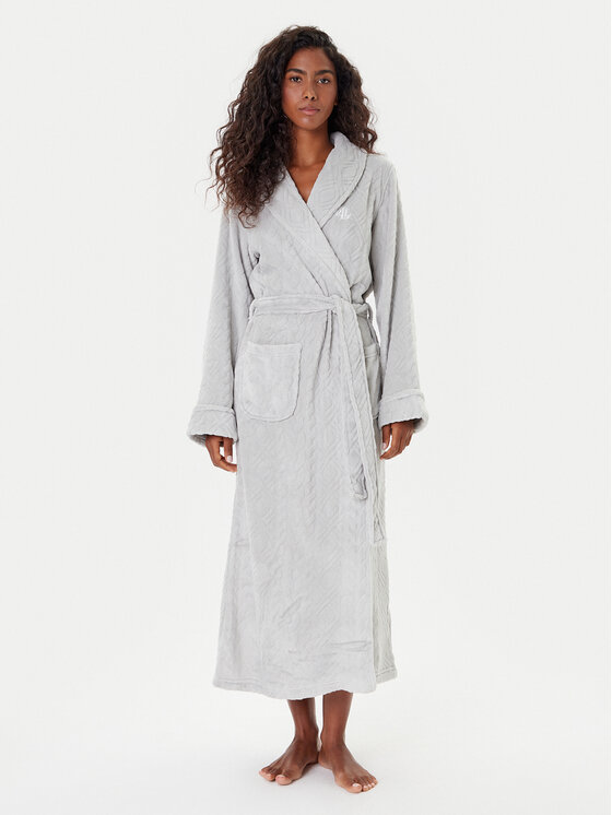 LAUREN RALPH LAUREN Szlafrok ILN52455 Szary