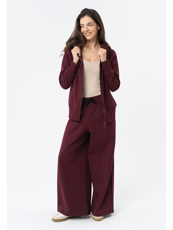 Volcano Volcano Bluza B-ALEXA Fioletowy Regular Fit