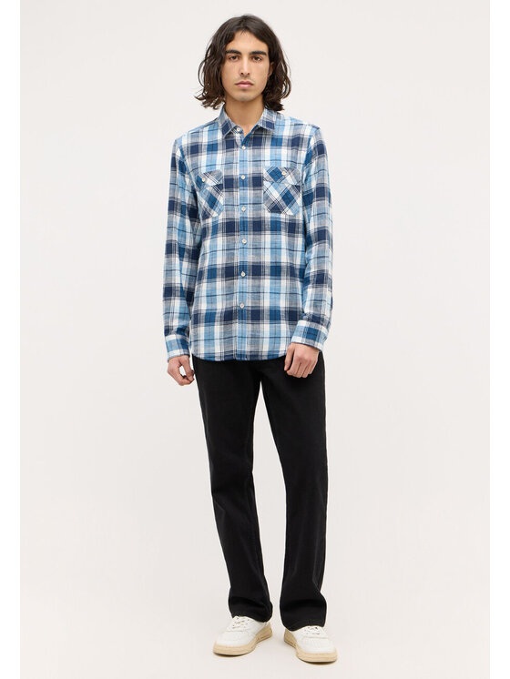 Mustang Mustang Camicia EASTBRIDGE Blu Regular Fit