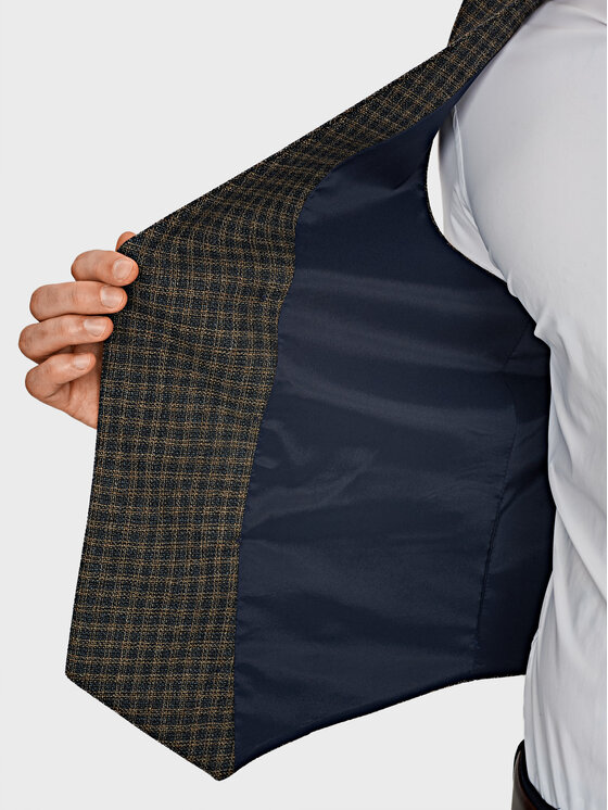 Evenemen Evenemen Kamizelka Boston Lpa 46 Brązowy Slim Fit