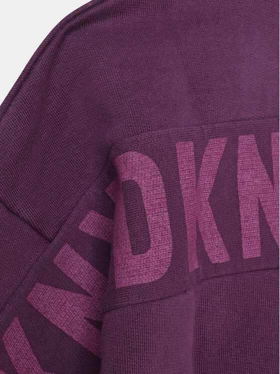 DKNY DKNY Bluza D35T00 D Fioletowy Regular Fit