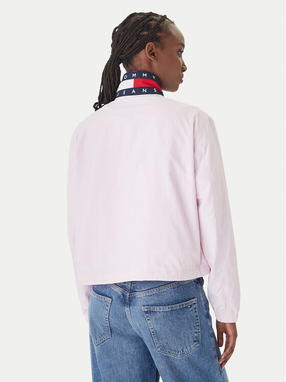 Tommy Jeans Tommy Jeans Bunda pro přechodné období Essential DW0DW20439 Růžová Regular Fit
