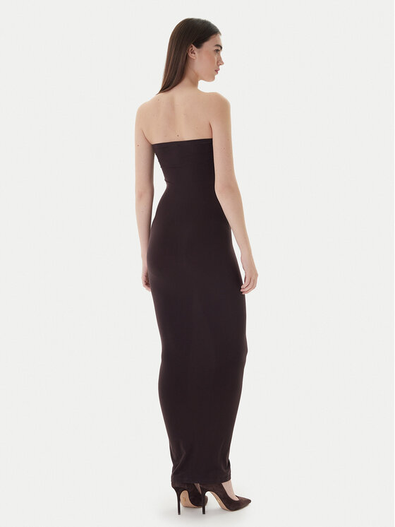 Wolford Wolford Večerné šaty 50795 Hnedá Slim Fit