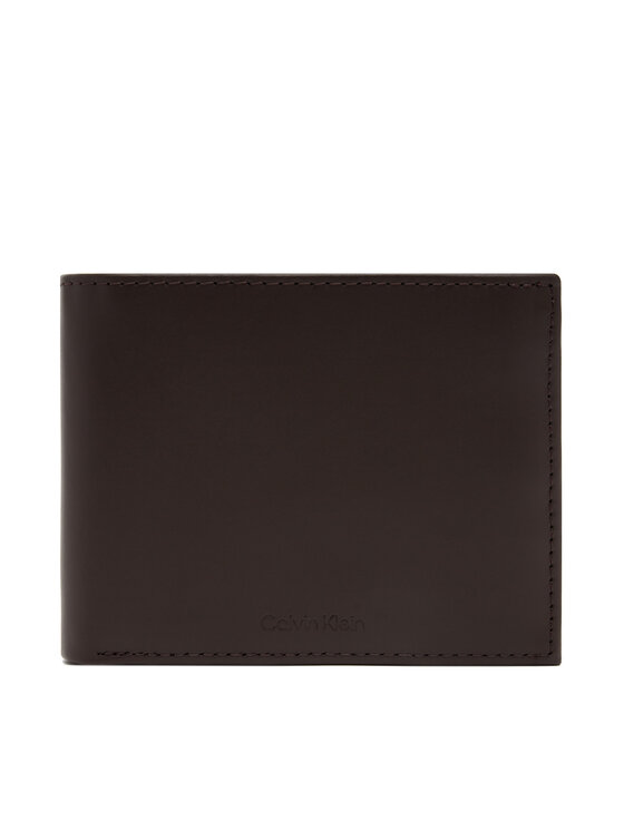 Férfi Férfi pénztárca Calvin Klein, Barna, Ck Premium Trifold 10Cc W/Coin K50K512849