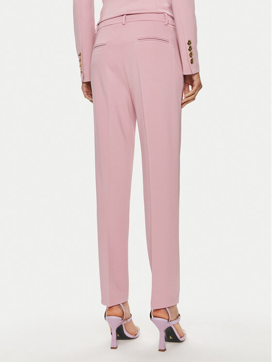PINKO Pinko Riidest püksid Bello 100155 A1L4 Roosa Regular Fit