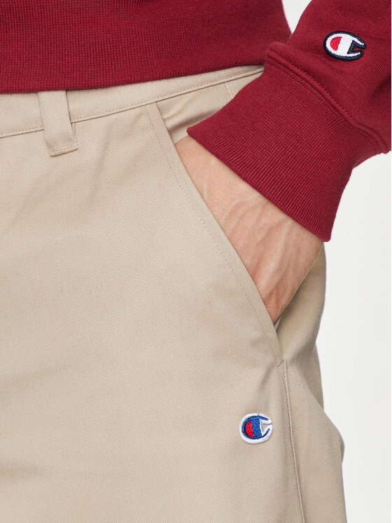 Champion Champion Spodnie materiałowe 220013 Beżowy Wide Fit