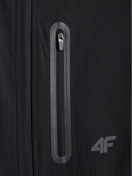 4F 4F Bluza TREKKING Czarny Regular Fit