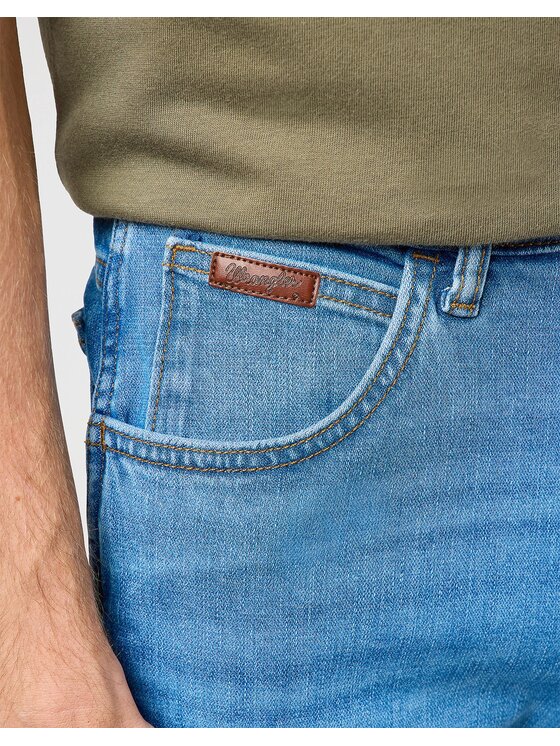 Wrangler Wrangler Jeansy TEXAS SLIM Niebieski Slim Fit