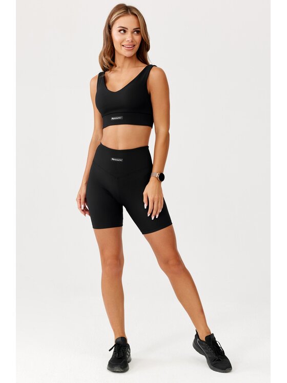 ROUGH RADICAL ROUGH RADICAL Biustonosz sportowy SPORTS BRA HARMONY Czarny