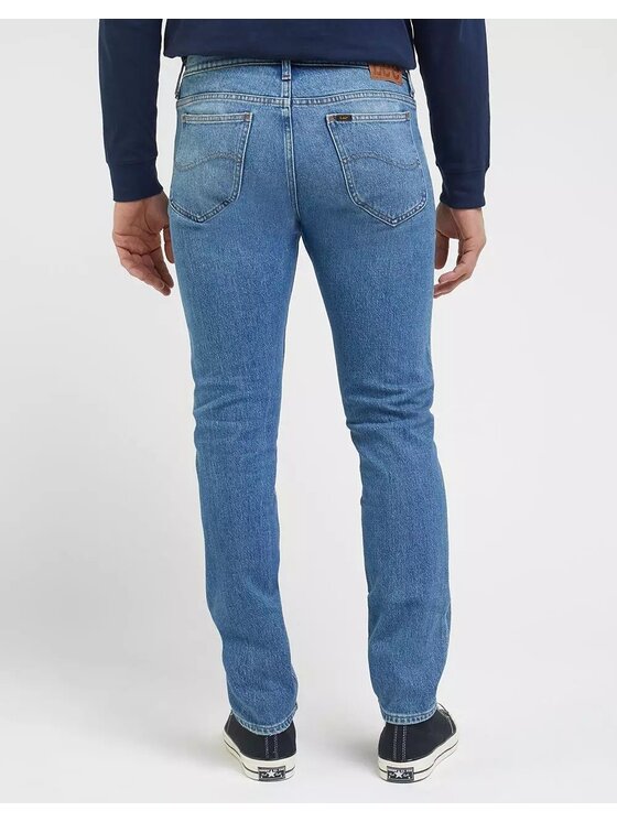 Lee Lee Jeansy RIDER Niebieski Slim Fit