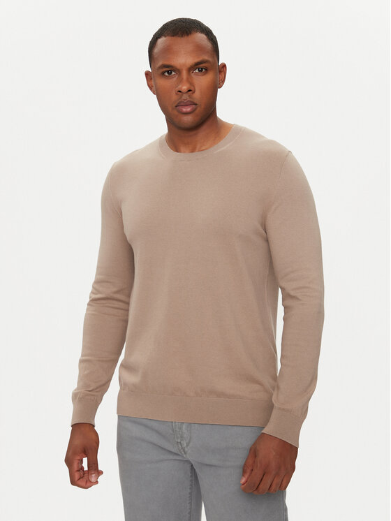 Sisley Sisley Sweater 10F2S1C78 Bézs Slim Fit