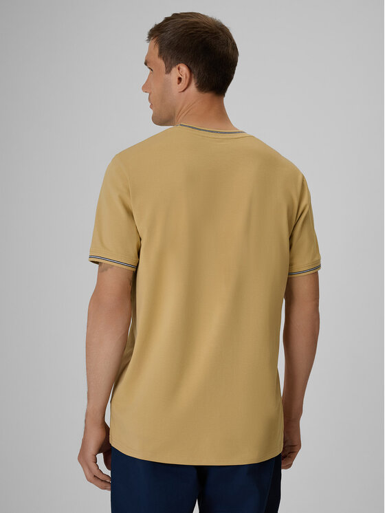 4F 4F T-Shirt LAKESIDE ESCAPE Beżowy Regular Fit
