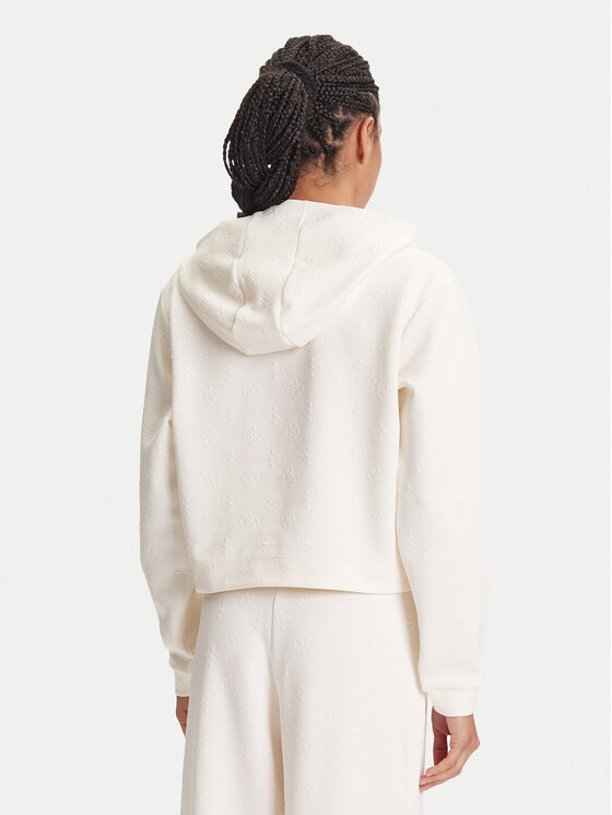Guess Guess Felpa V5YQ04 KBSL2 Écru Regular Fit