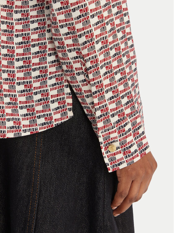 Tommy Hilfiger Tommy Hilfiger Cămașă WW0WW48180 Colorat Regular Fit