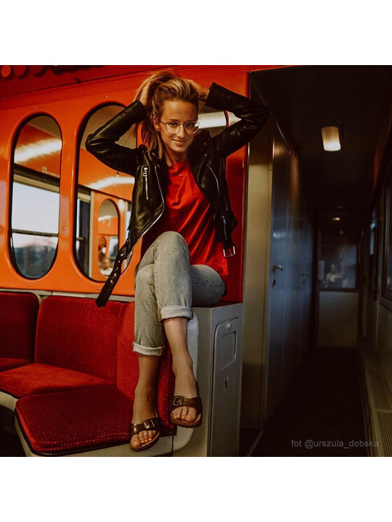 Birkenstock Birkenstock Šľapky Madrid Big Buckle 1006525 Hnedá