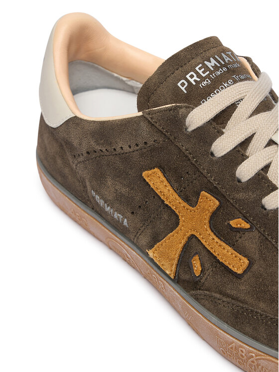 Premiata Premiata Sneakersy Steven Var 7627 Zielony ciemny
