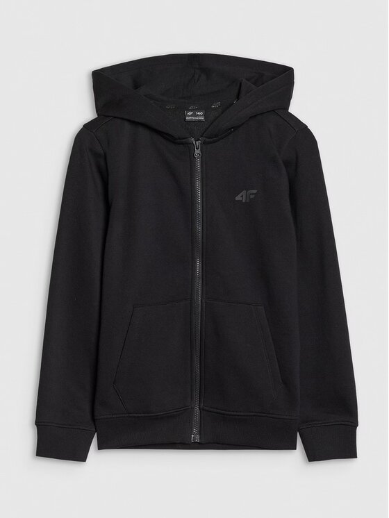 4F 4F Mikina 4FJWSS25TSWSM1714-20S Čierna Regular Fit