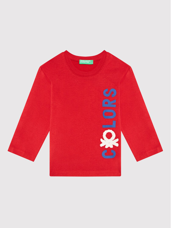 United Colors Of Benetton United Colors Of Benetton Bluse 3ATNC15F2 Rot Regular Fit