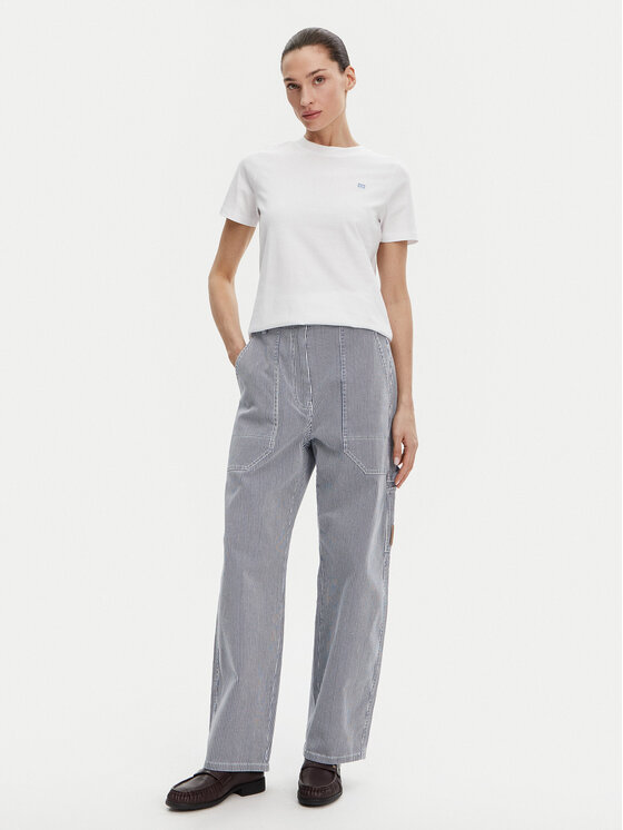 Tommy Hilfiger Tommy Hilfiger Marškinėliai WW0WW45522 Balta Regular Fit