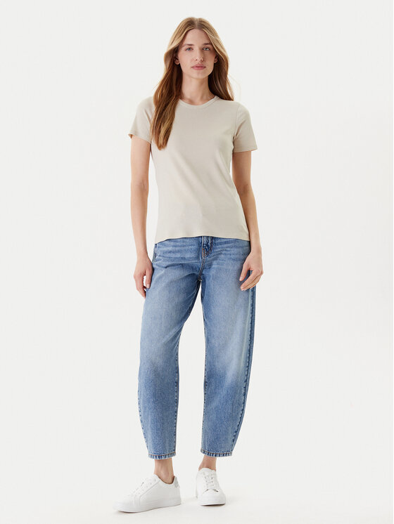 United Colors Of Benetton United Colors Of Benetton T-shirt 3GA2E16A0 Bež Regular Fit