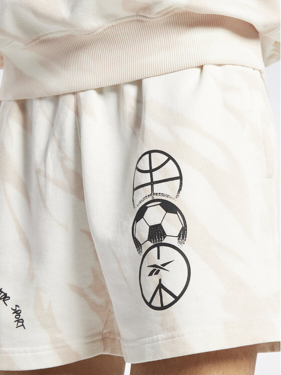 Reebok Reebok Sportovní kraťasy Classics Block Party Shorts HT8180 Bílá