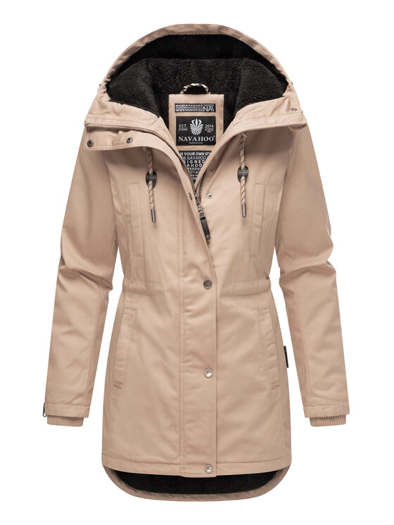 Navahoo Navahoo Kurtka zimowa Winterfunke Beżowy Regular Fit