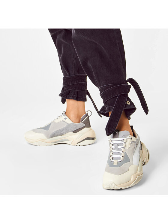 puma thunder colour block beige