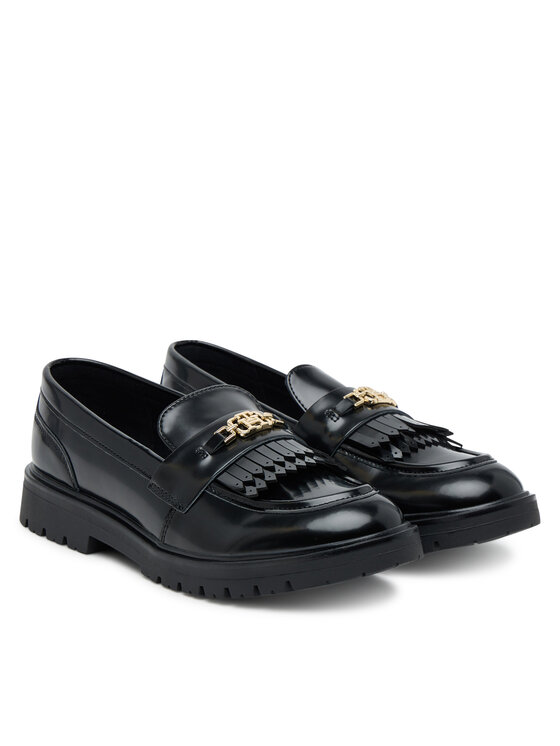 Tommy Hilfiger Tommy Hilfiger Półbuty Low Cut Shoe T3A4-34011-1453 D Czarny