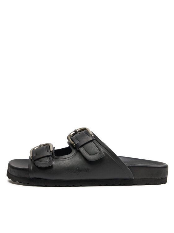 Pepe Jeans Pepe Jeans Klapki Oban Block PLS80005 Czarny