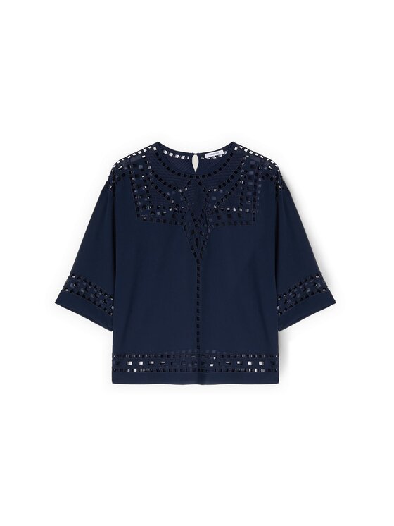 Motivi Motivi Blusa 2062W000797N034 Blu Over Fit