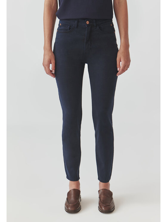 TATUUM TATUUM Spodnie materiałowe ROMIKI 1 Granatowy Skinny Fit