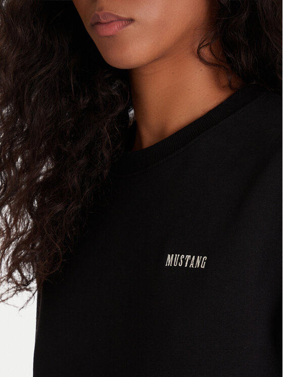Mustang Mustang Sweatshirt Burley 1016772 Schwarz Oversize