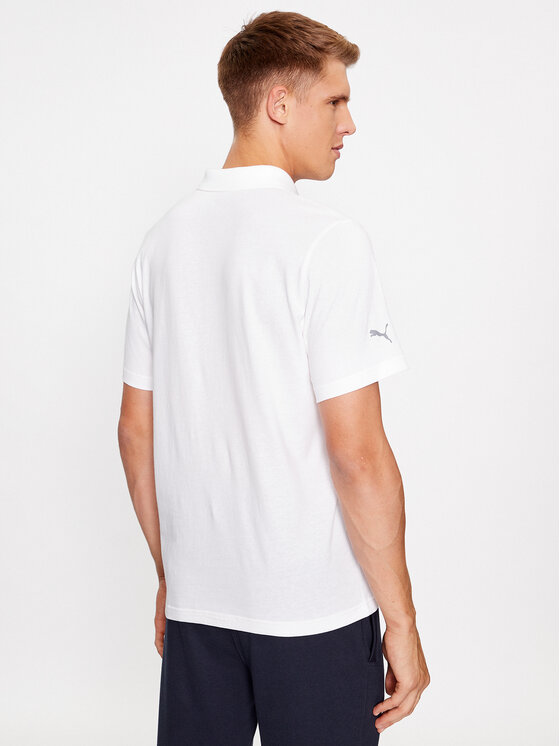 Puma Puma Polokošeľa Bmw Mms Ess 621312 Biela Regular Fit