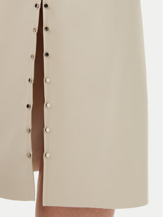 Bruuns Bazaar Bruuns Bazaar Rock aus Kunstleder Tuanelle BBW4392 Beige Regular Fit
