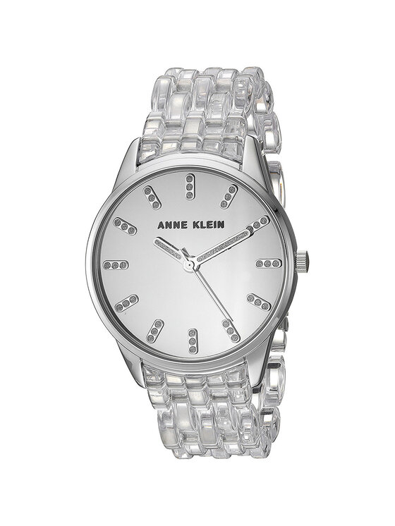 Anne Klein Anne Klein Zegarek AK-2617CLSV Przezroczysty