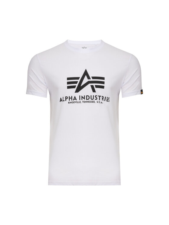 Alpha Industries Alpha Industries T-Shirt AI.100501-09-3XL Biały Basic Fit