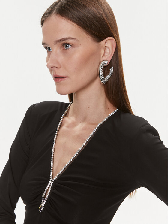 Rinascimento Rinascimento Õhtune kleit CFC0019321002 Must Regular Fit