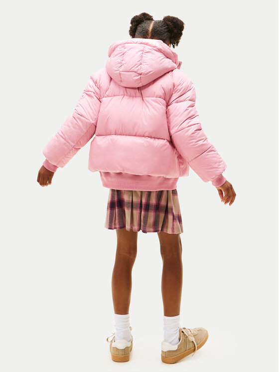 Tommy Hilfiger Tommy Hilfiger Žieminė striukė KG0KG08861 D Rožinė Regular Fit
